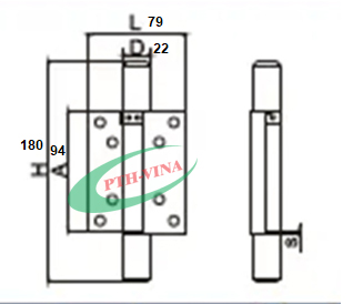 Kích thước bản lề tự đóng