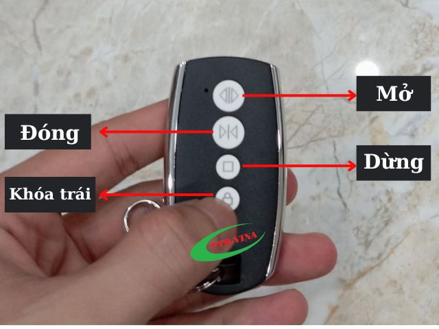 các nút lệnh remote điều khiển